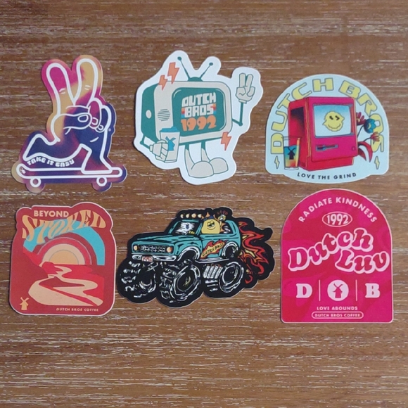 Dutch Bros Sticker Set - Picture 1 of 1